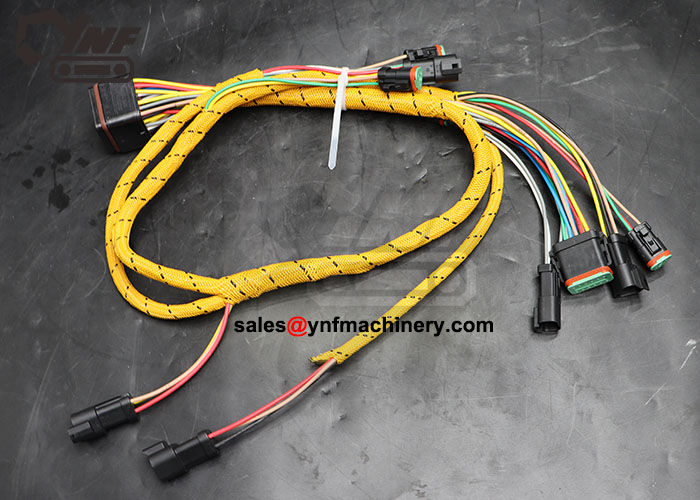 CAT345B engine wiring harness with 11-pin connector