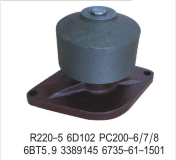 Wasserpumpe R220-5 6D102 PC200-6 PC200-7 PC200-8 6BT5.9 3389145 6735-61-1501 Baggerteile