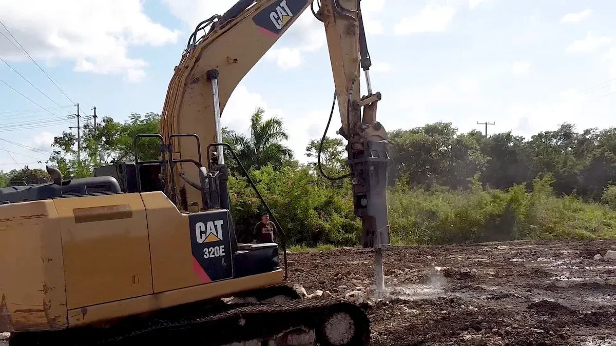 Key Excavator Hammer Parts and Their Functions