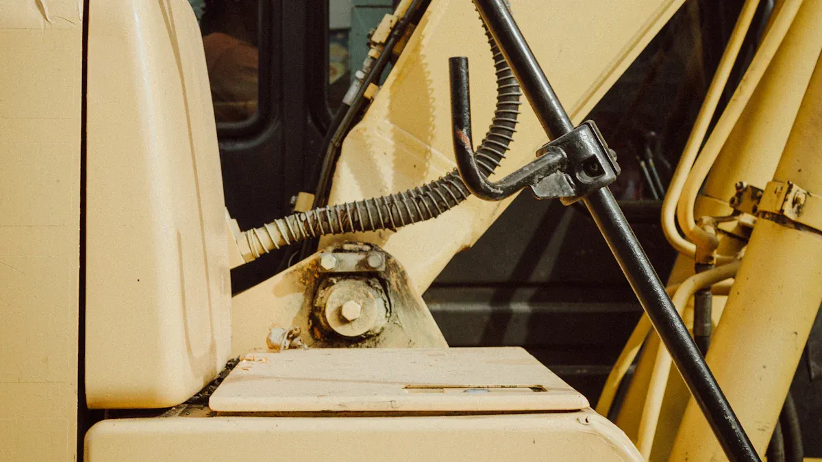 Control Levers and Joysticks: Main Components of an Excavator