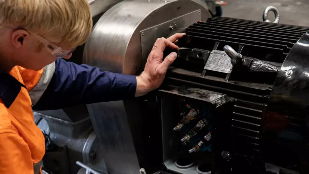 Cylinders and Pistons in an Excavator Engine