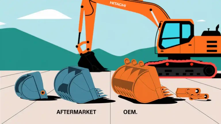 Aftermarket vs OEM Hitachi 120 Excavator Parts Comparison