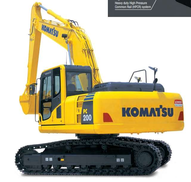 Innovative Features of the Excavator Komatsu PC200