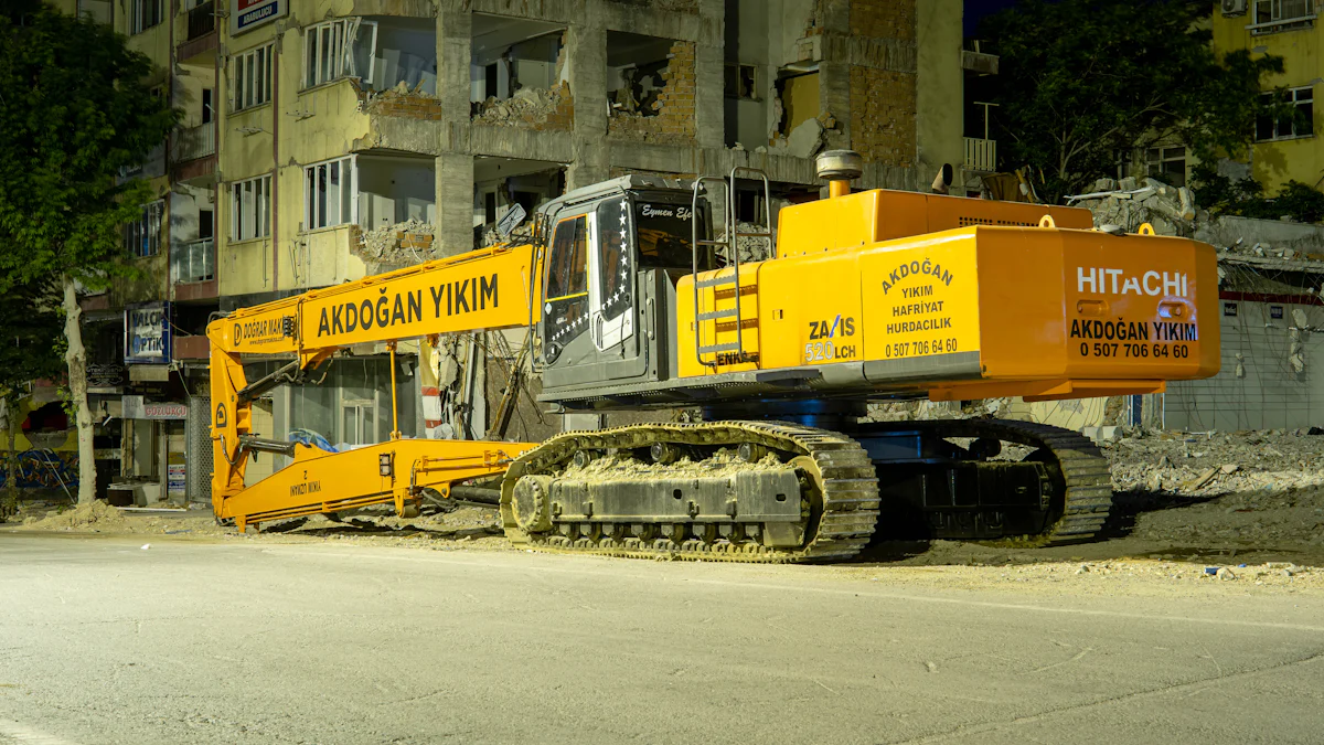Functions of Different Parts of an Excavator