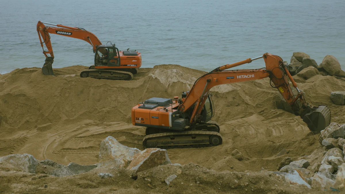 Identifying Worn or Damaged Hydraulic Excavator Parts Name