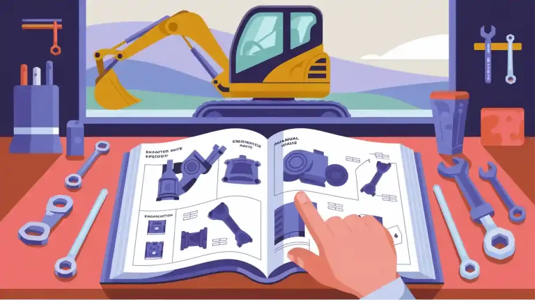 What to Check in a Hitachi Excavator Parts Manual