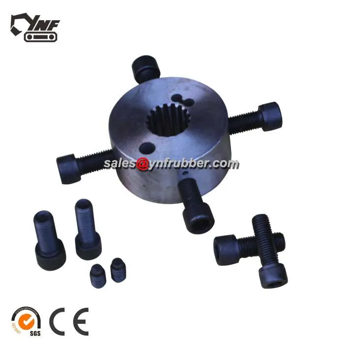 spline hub, bolts, screws
