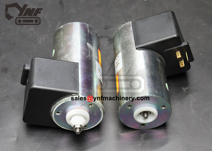YNF16437 diesel engine stop solenoid close-up