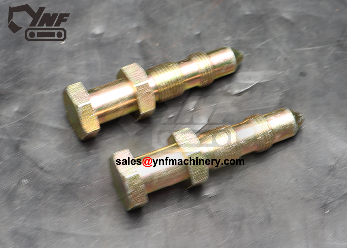 Blind-type grease nipple for CAT track adjuster