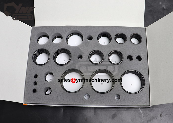 Close-up of O-rings for 4HK1 engine