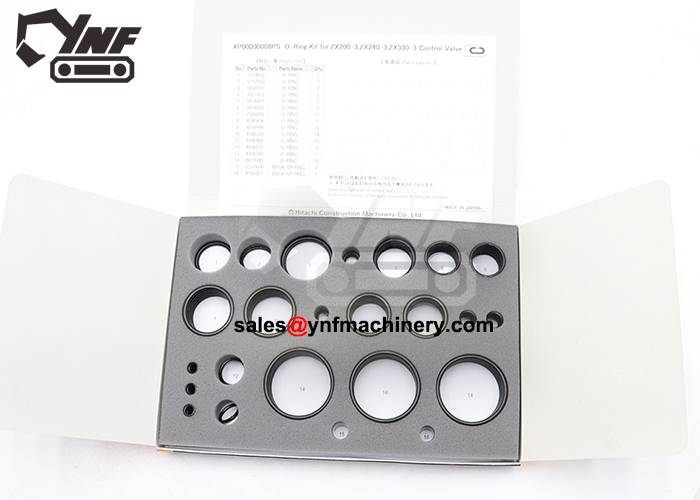 Hitachi ZX200-3 O-ring sizes and specifications