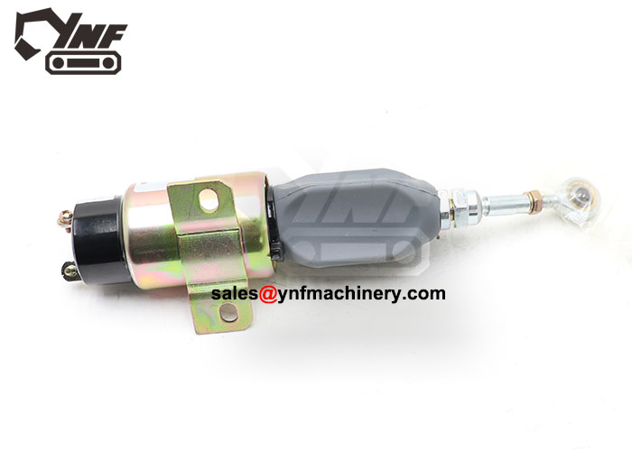 YNF stop solenoid with spring-loaded actuator