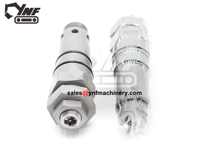 excavator main auxiliary relief valve