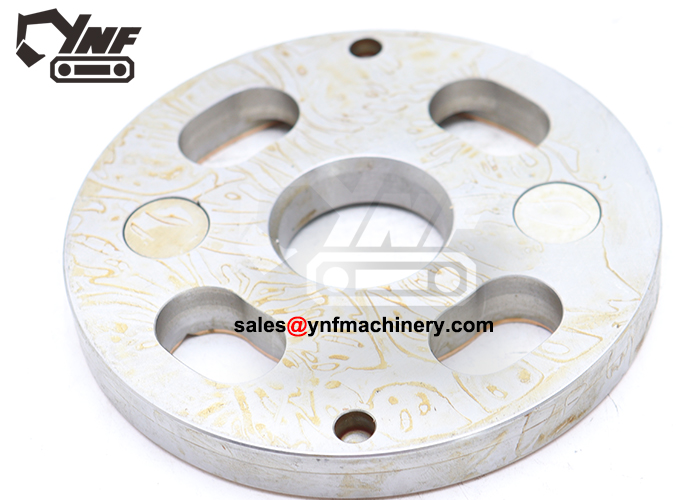 Wear-resistant flat valve plate for heavy machinery