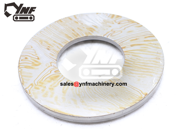 Excavator hydraulic pump thrust plate application