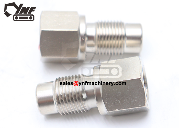 Excavator grease valve for tension cylinder