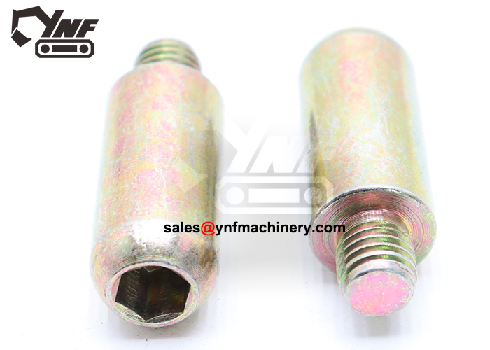 Precision-machined pin screw for excavator coupler systems