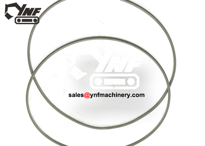 Durable rubber seal for excavator hydraulic system protection