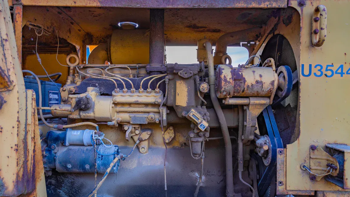 What Are Komatsu Excavator Engine Parts and Their Functions
