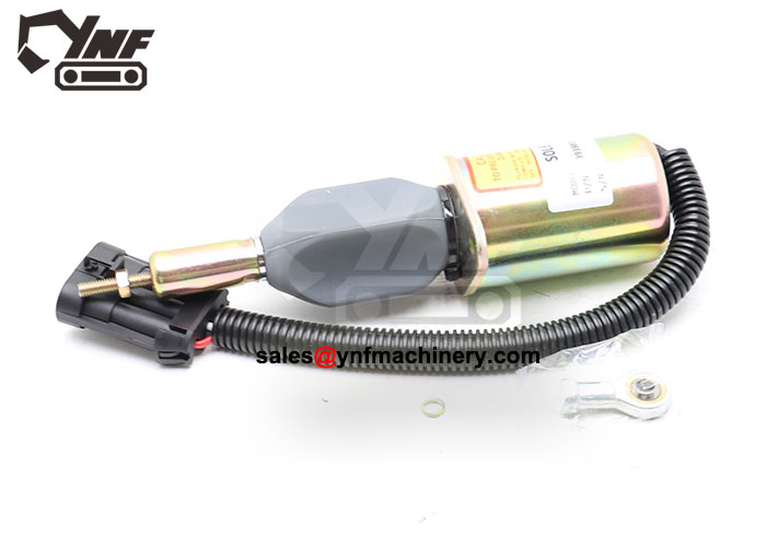 Durable fuel cutoff solenoid for diesel systems