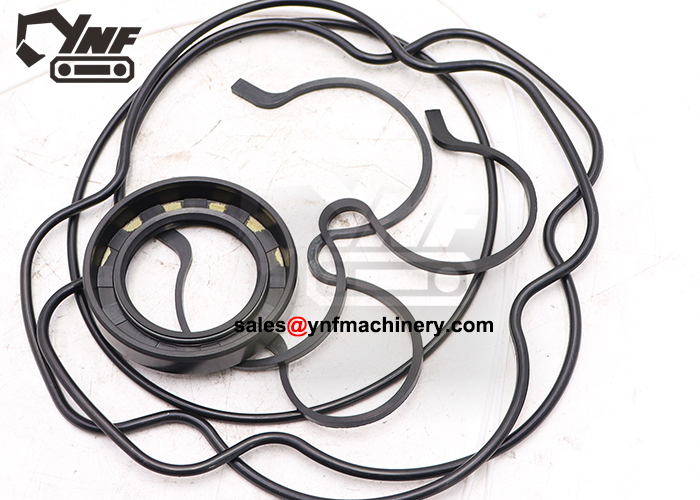 Excavator hydraulic pump seal kit detail view