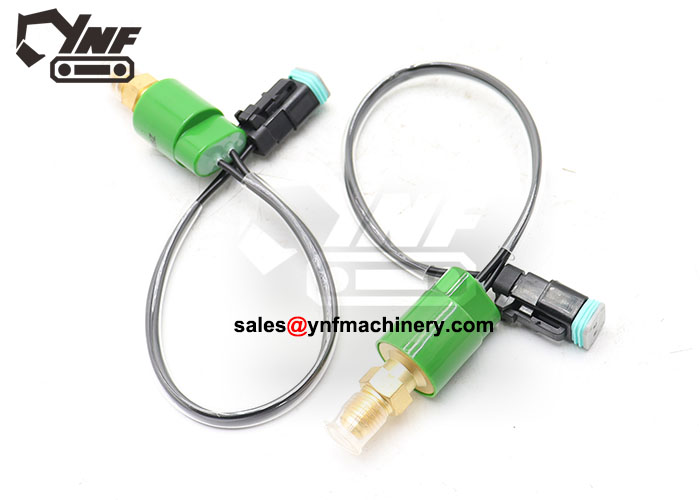 fuel line pressure detector for heavy machinery