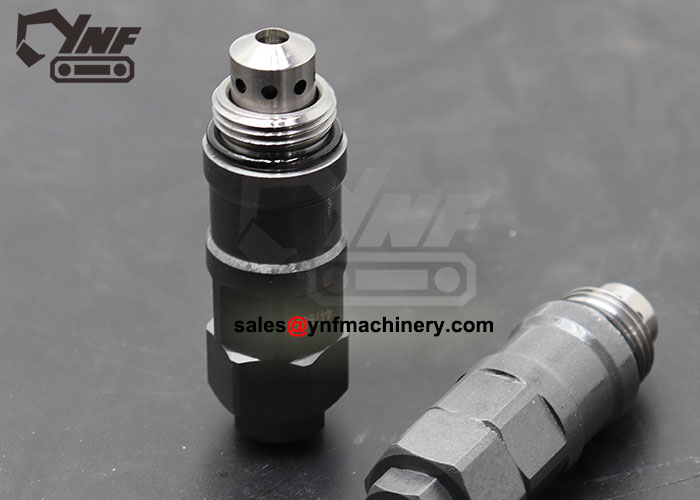 Hitachi excavator relief valve replacement