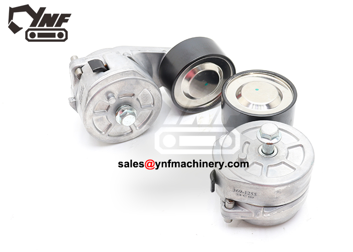 Industrial belt tensioner for construction machines