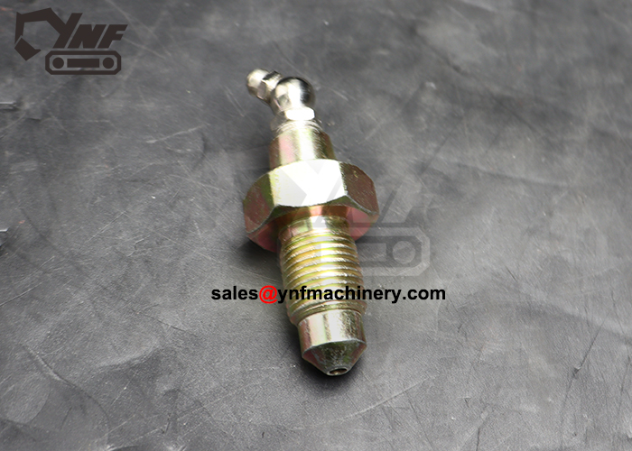 Hitachi track tensioner grease valve