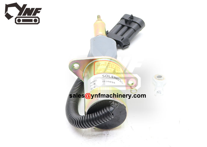 Engine stop solenoid SA-4889-24V wiring view
