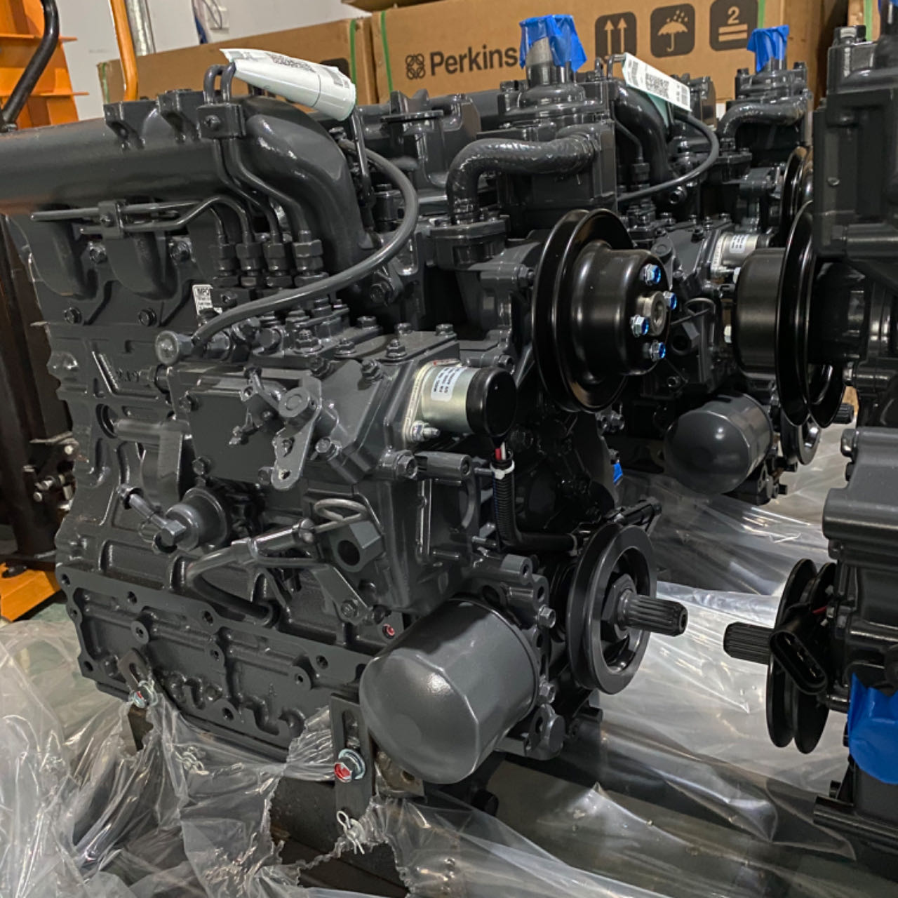 Kubota V2203-M-DI-ES01 engine mounted on Bobcat S175