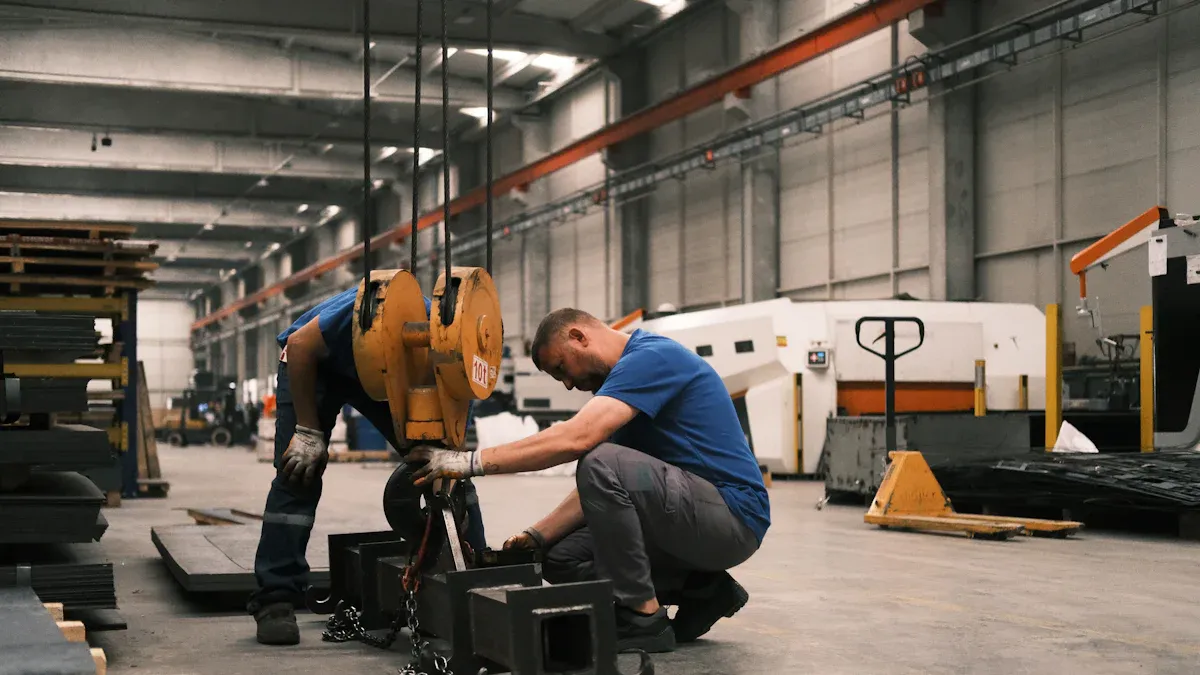 Inspect and Test Excavator Parts