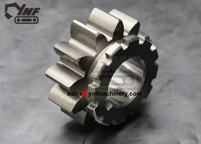 YNF17149 12T flat key gear ID32 OD74 H36 for excavator drivetrain