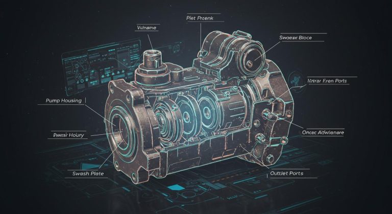 What Are the Main Parts of an Excavator Hydraulic Pump