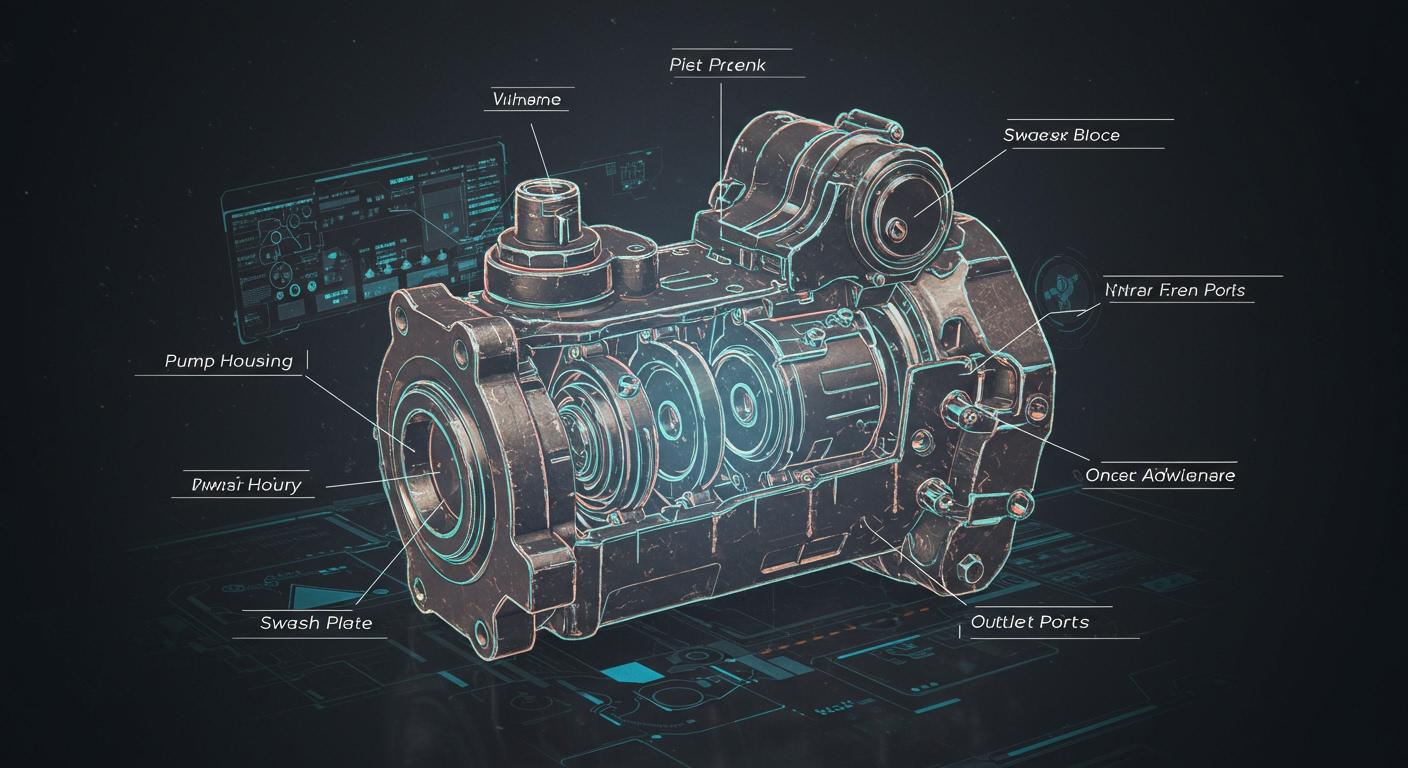 What Are the Main Parts of an Excavator Hydraulic Pump