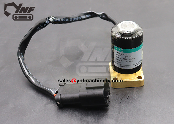 YNF03305 Komatsu WA380-3 solenoid valve 561-15-47210 24V loader parts