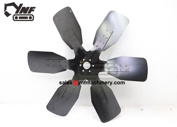 Heavy-duty cooling fan blade PC300-6 6D125 engine iron construction