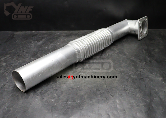 Durable YNF17308 turbo pipe for connecting turbocharger and muffler in excavators