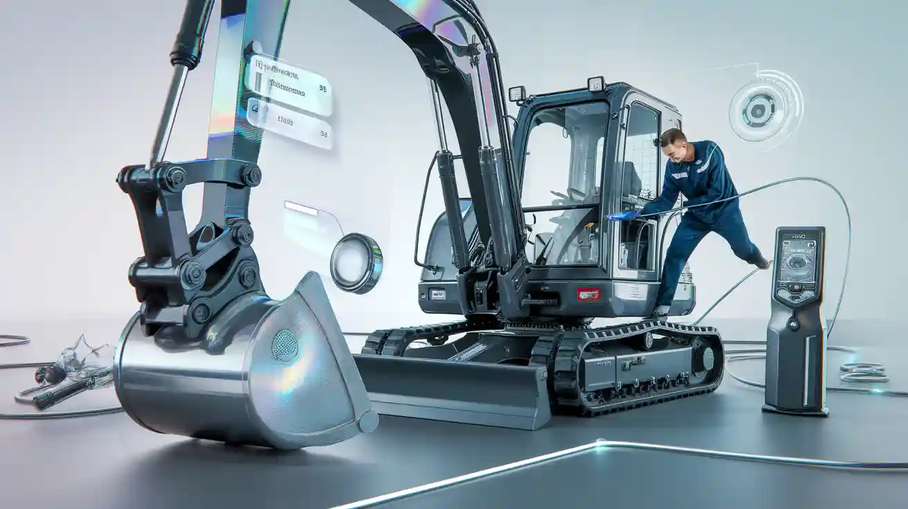 3 smart ways to check mini excavator exhaust part