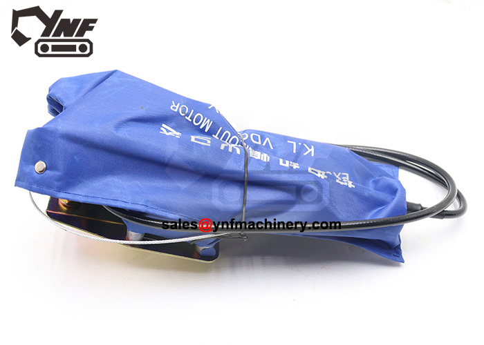 Excavator engine stop solenoid 24V 3-pin electrical connector