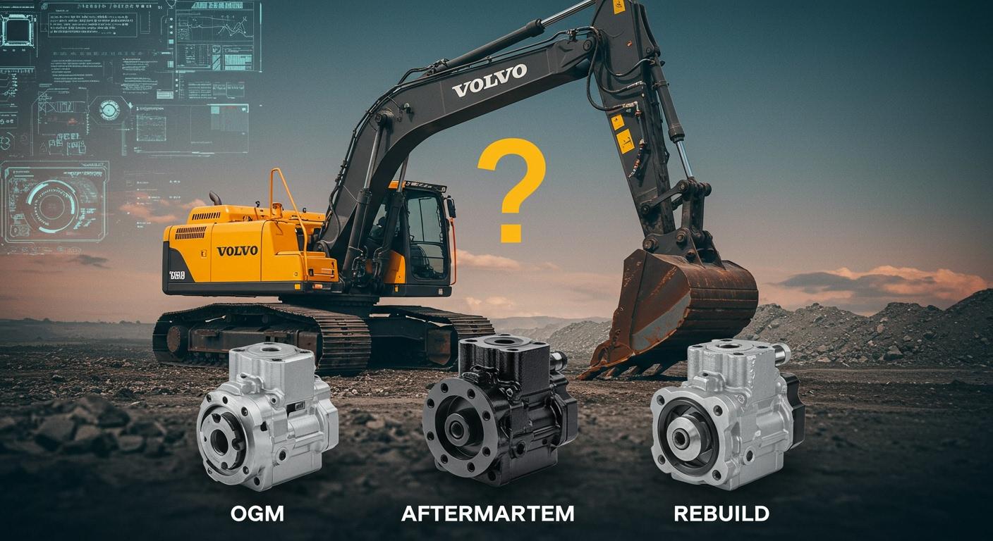 OEM, Aftermarket, or Rebuilt Volvo Excavator Hydraulic Pumps Which Is Best