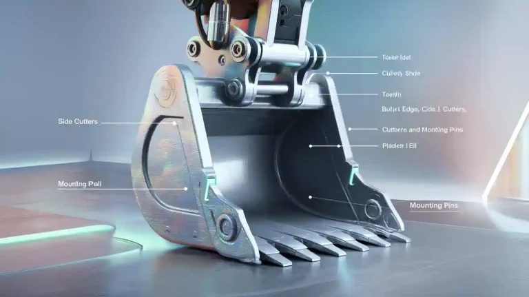 Most Common Mini Excavator Bucket Parts and Their Functions