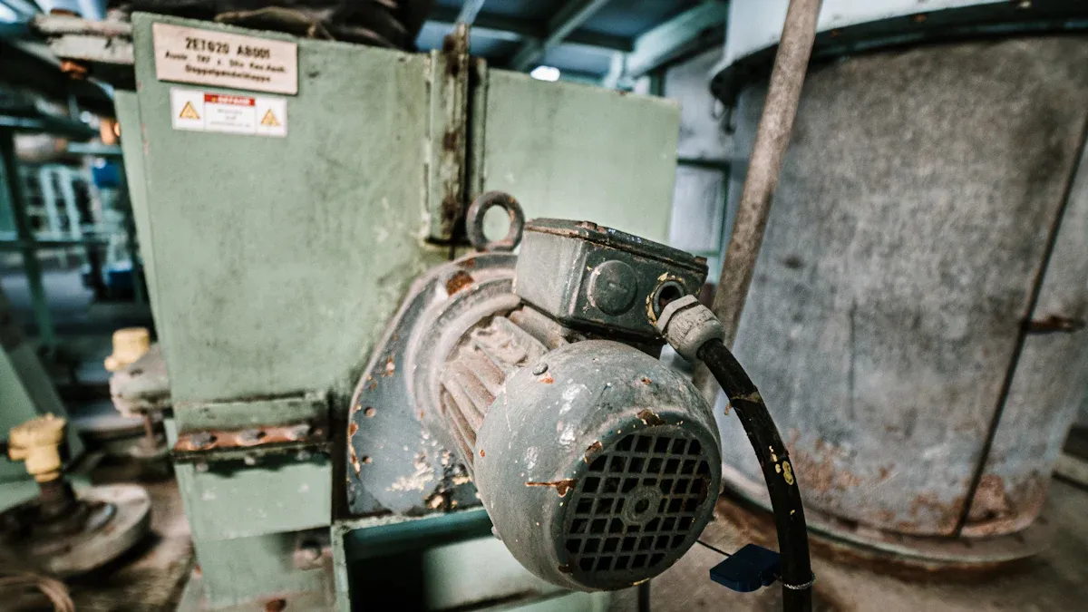 Gray Excavator Hydraulic Pump Overview