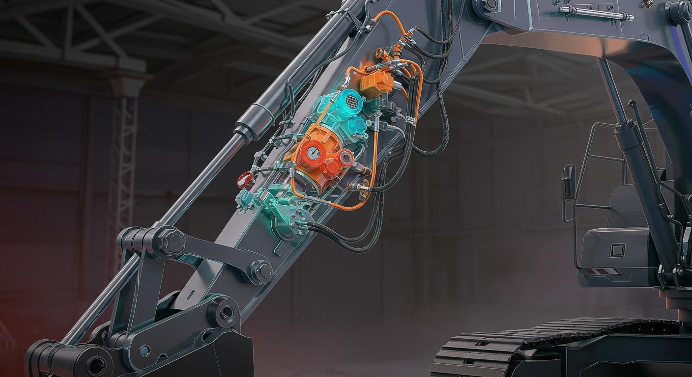 How Excavator Hydraulic Pumps and Valves Work Together