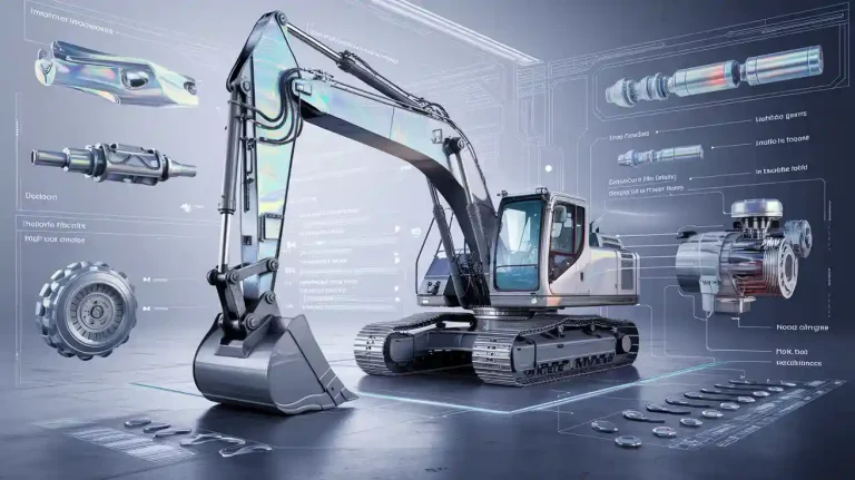 Excavator Machinery Parts Breakdown for Beginners