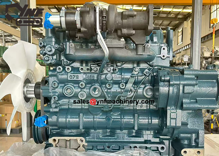 Cooling manifold and radiators SVL75‑2C engine