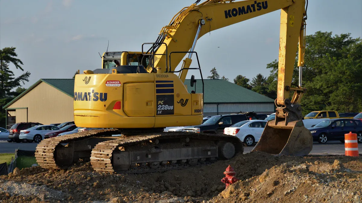 What Are Professional Excavator Swing Parts and How Do They Work