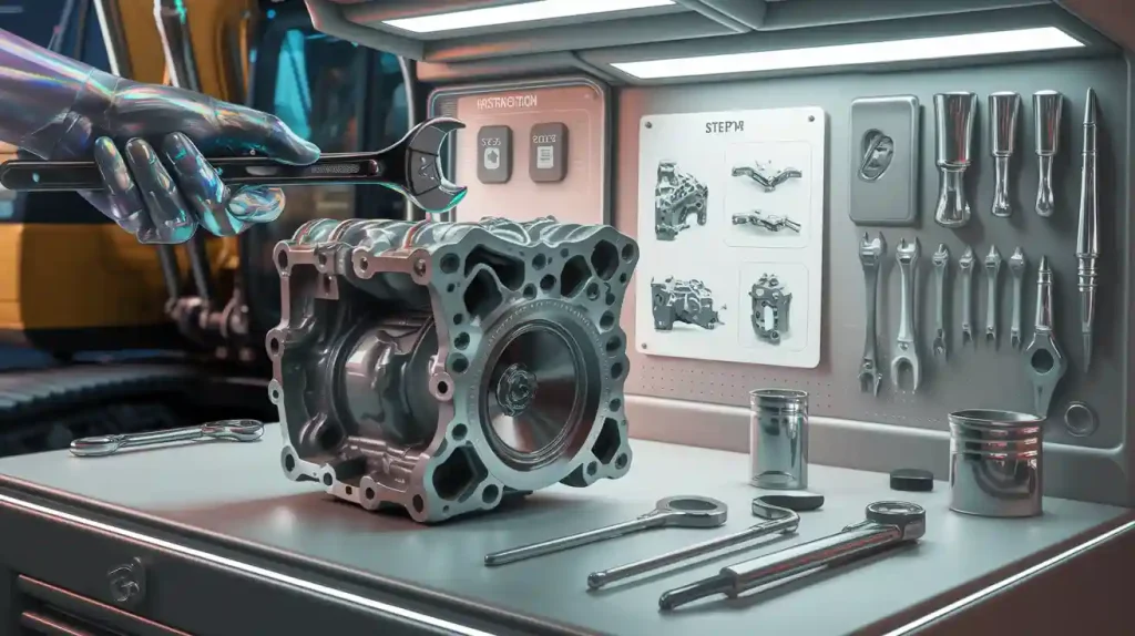 How to Fix Excavator Engine Parts with Easy Steps