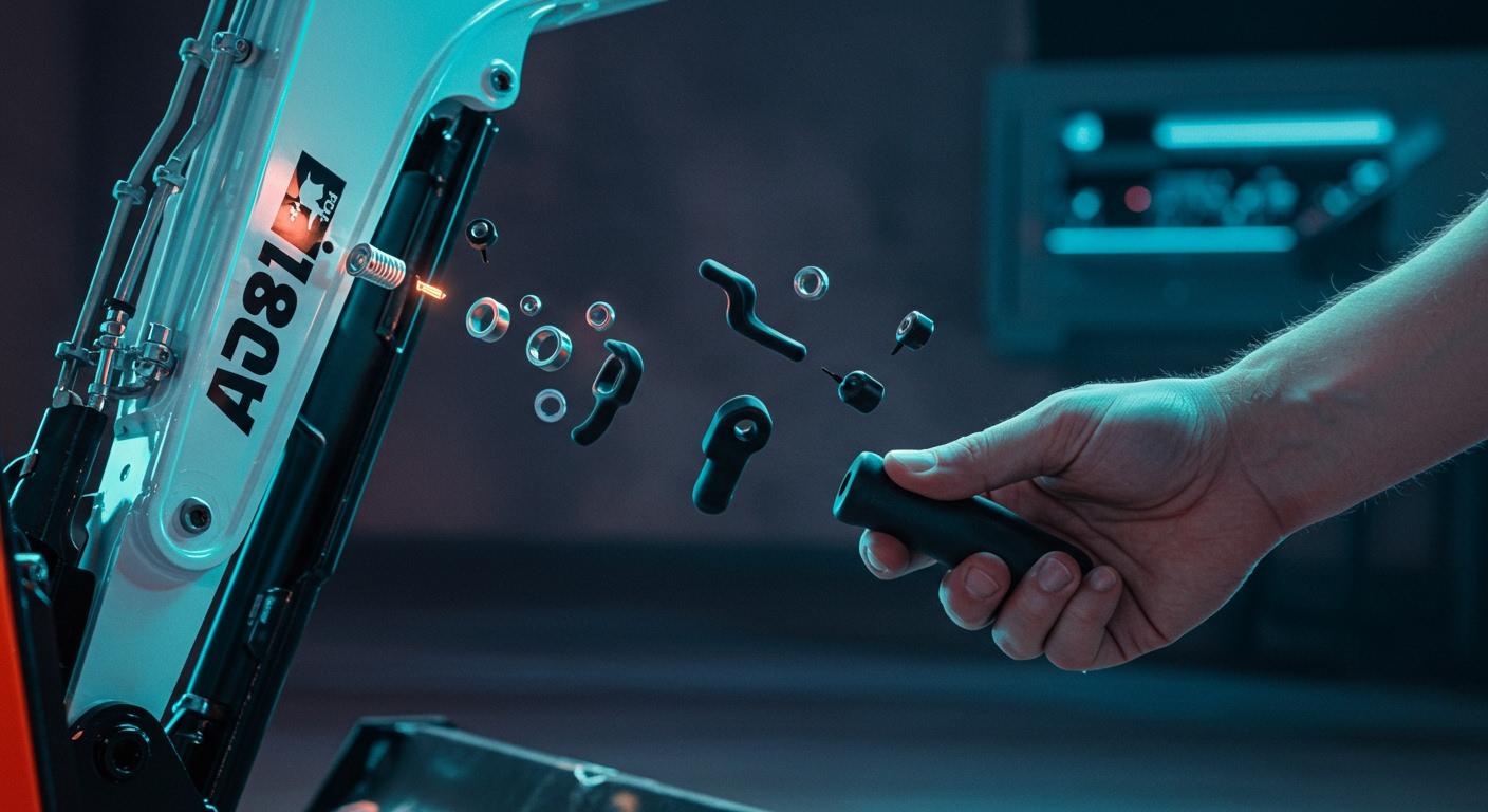 Bobcat 331 mini excavator handle parts made easy for everyone