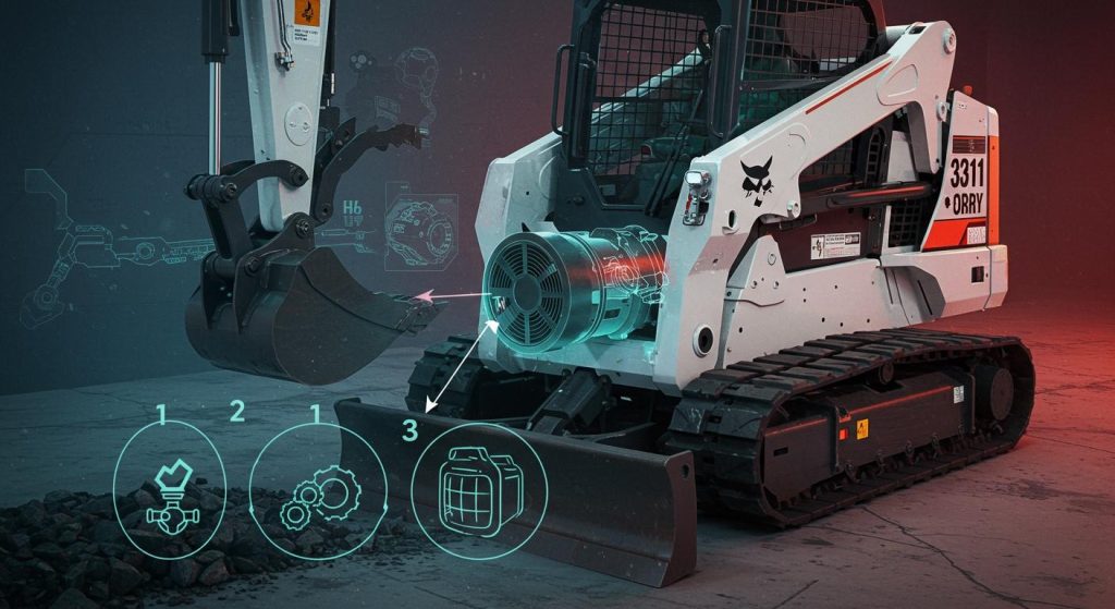 3 simple steps for bobcat parts 331 excavator blower motor fix